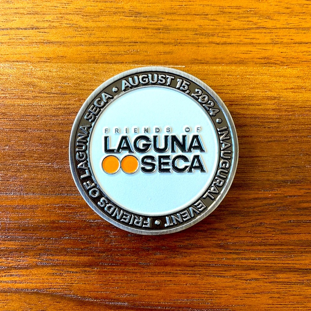 New Friends of Laguna Seca Raceway 2024 Edition Medallion